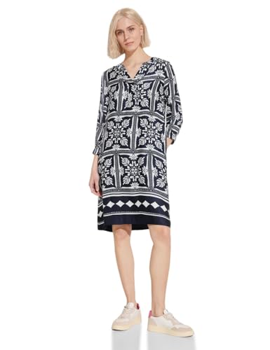 STREET ONE Damen A143956 Tunika Kleid mit Print, Mehrfarbig, 34 STREET ONE Damen A143956 Tunika Kleid mit Print, Mehrfarbig, 34 von STREET ONE
