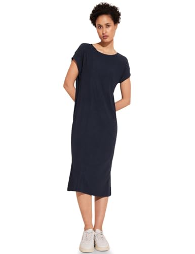 STREET ONE Damen A143958 Jersey Kleid, Blau, 36 von Street One