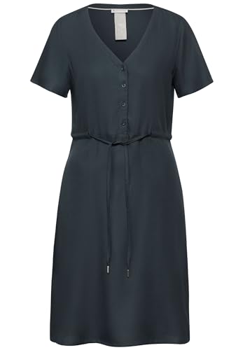 STREET ONE Damen A144045 Knielanges Kleid, cool Vintage Green, 38 von Street One