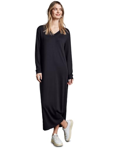 STREET ONE Damen A144360 V-Neck Kleid, Deep Tint Blue, 40 EU von STREET ONE