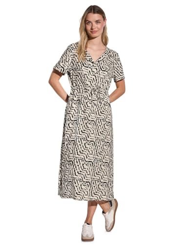 STREET ONE Damen A144458 Gemustertes Midi-Kleid, Moonstone Sand, 36 STREET ONE Damen A144458 Gemustertes Midi-Kleid, Moonstone Sand, 36 von STREET ONE