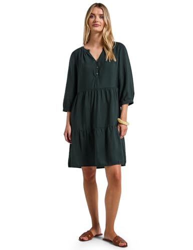 STREET ONE Damen A144559 Tunika-Kleid, Pine Grove Green, 38 von STREET ONE