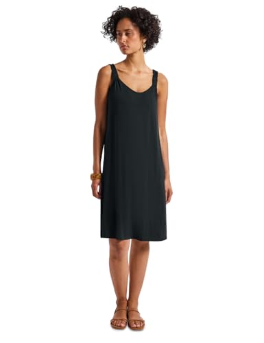 STREET ONE Damen A144567 Kleid mit Knotendetail, Pine Grove Green, 36 von STREET ONE