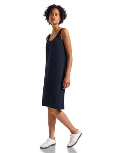 STREET ONE Damen A144567 Kleid mit Knotendetail, Deep Blue, 40 STREET ONE Damen A144567 Kleid mit Knotendetail, Deep Blue, 40 von STREET ONE