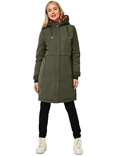 STREET ONE Damen A201721 Parka, Homey Green, 36 von Street One