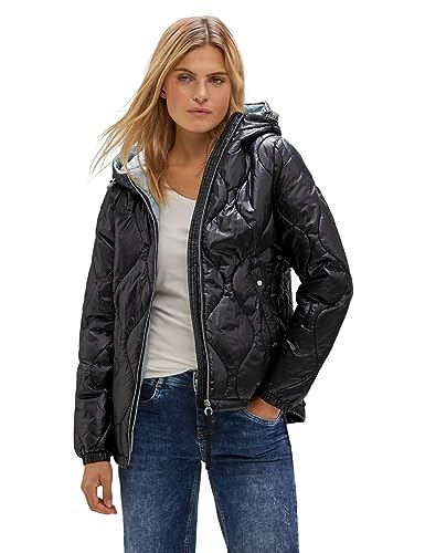 STREET ONE Damen A201876 Steppjacke, Black, 36 von Street One