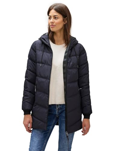 STREET ONE Damen A201884 Winterjacke, Gravity Blue, 38 von Street One