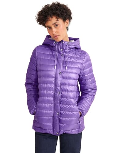 STREET ONE Damen Steppjacke, shiny lilac, 34 von STREET ONE