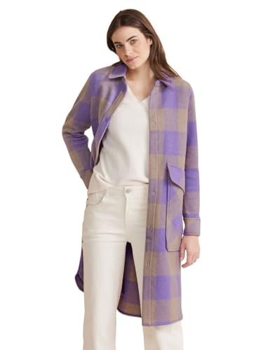 STREET ONE Damen Mantel mit Dessin, shiny lilac, 42 von Street One