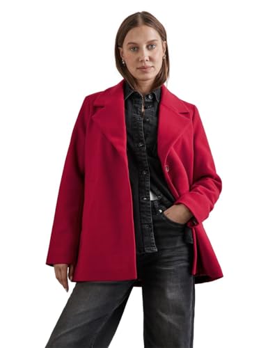 STREET ONE Damen A201967 Caban Jacke, Carpet red, 36 von STREET ONE