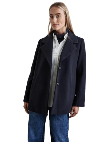 STREET ONE Damen A201967 Caban Jacke, Gravity Blue, 44 STREET ONE Damen A201967 Caban Jacke, Gravity Blue, 44 von Street One