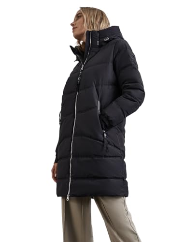 STREET ONE Damen A201968 Gefütterte Teflon-Jacke, Black, 40 von Street One