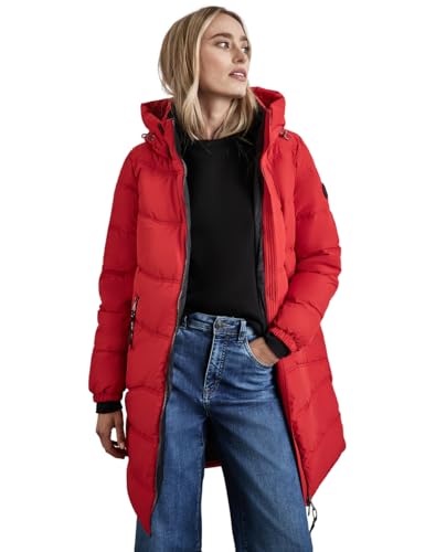 STREET ONE Damen A201968 Gefütterte Teflon-Jacke, Carpet red, 42 von STREET ONE