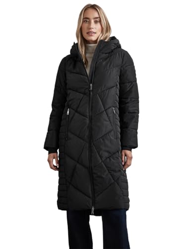 STREET ONE Damen A201970 Lange Teflon-Jacke, Black, 44 STREET ONE Damen A201970 Lange Teflon-Jacke, Black, 44 von Street One