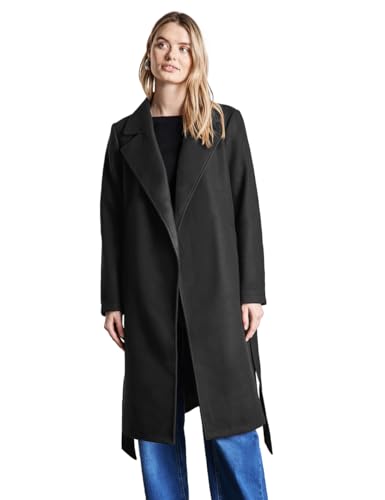 STREET ONE Damen A202047 Revers-Mantel, Black, 44 STREET ONE Damen A202047 Revers-Mantel, Black, 44 von Street One