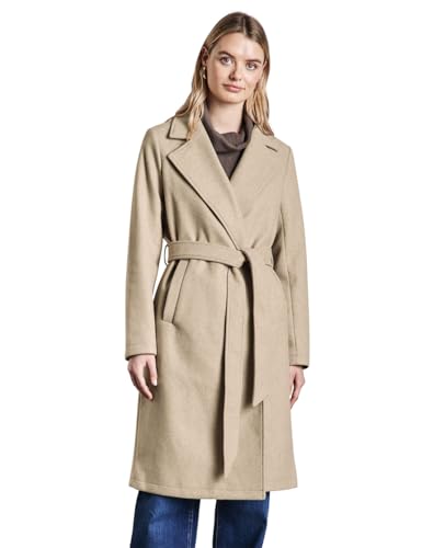 STREET ONE Damen A202047 Revers-Mantel, Desert beige, 34 STREET ONE Damen A202047 Revers-Mantel, Desert beige, 34 von Street One
