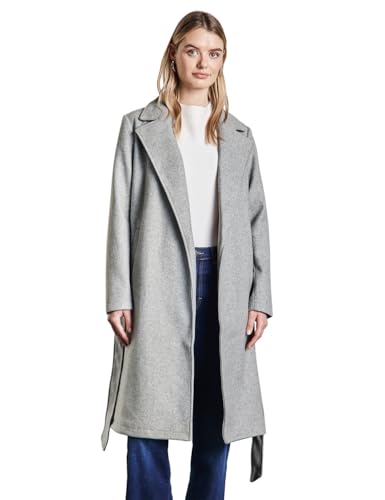 STREET ONE Damen A202047 Revers-Mantel, metallic Grey, 38 STREET ONE Damen A202047 Revers-Mantel, metallic Grey, 38 von Street One
