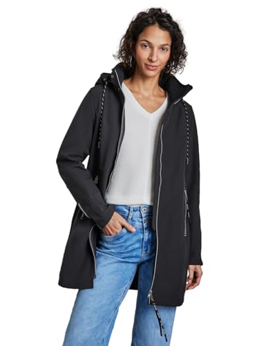 STREET ONE Damen A202055 Softshellmantel mit Teflon, Gravity Blue, 36 von STREET ONE