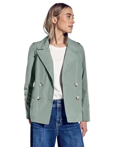 STREET ONE Damen A202057 Trenchcoat, Mint Green, 38 von STREET ONE