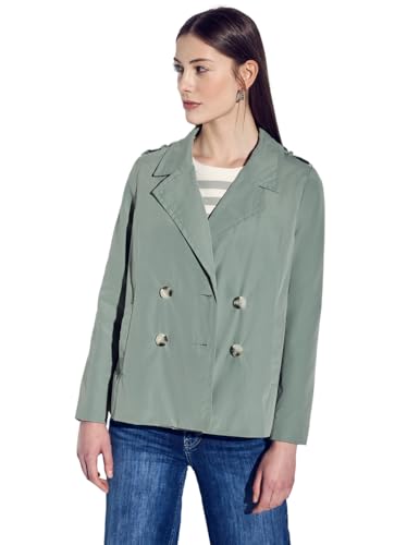 STREET ONE Damen A202057 Trenchcoat, Mint Green, 40 STREET ONE Damen A202057 Trenchcoat, Mint Green, 40 von Street One