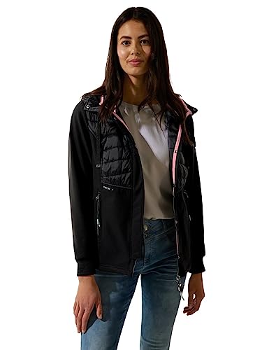 STREET ONE Damen A211893 Softshelljacke, Black, 42 von Street One