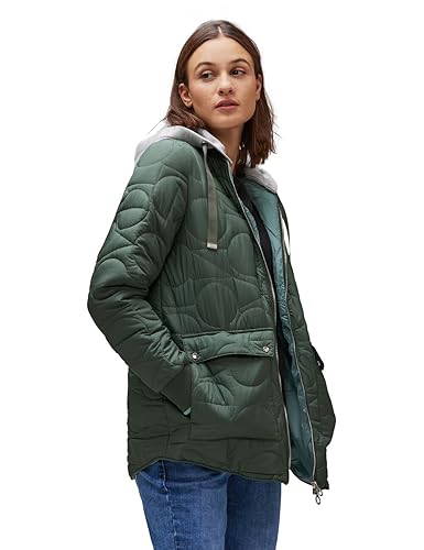 STREET ONE Damen A211898 Übergangsjacke Overshirt, Verdant Green, 34 von Street One