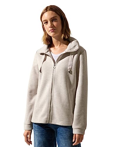 STREET ONE Damen A211902 Übergangsjacke, Cream White Melange, 44 von Street One