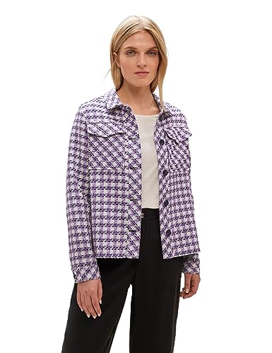 STREET ONE Damen A211970 Boucle Jacke, Lupine Lilac, 40 von Street One