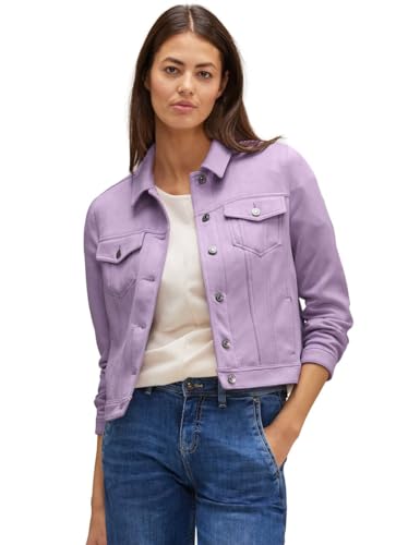 STREET ONE Damen A211985 Kunstlederjacke, Dusty Lupine Lilac, 38 von Street One