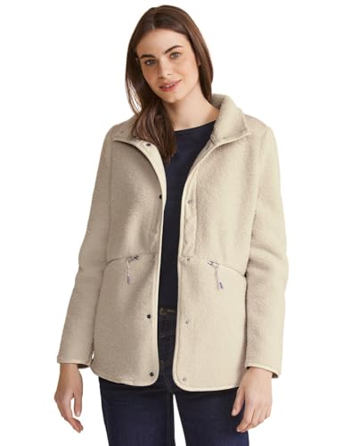 STREET ONE Damen Teddyjacke, snow cream, 36 von Street One