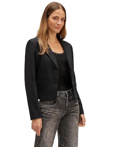 STREET ONE Damen A212028 Blazer, Black, 36 von Street One