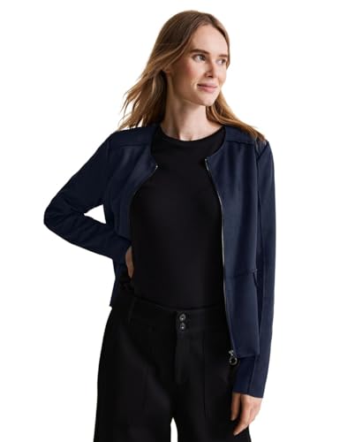 STREET ONE Damen A212050 Kunstlederjacke, deep Blue, 34 von Street One