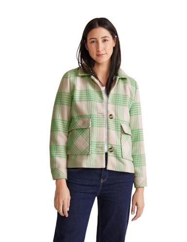 STREET ONE Damen Jacke mit Wollanteil, Light Spring Green, 34 von Street One