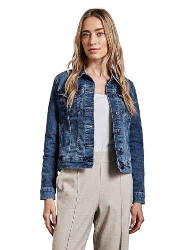 STREET ONE Damen A212417 Jeansjacke, Mid Blue Random, 46 STREET ONE Damen A212417 Jeansjacke, Mid Blue Random, 46 von Street One