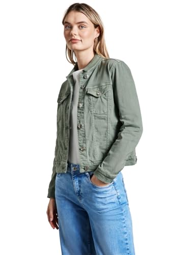 STREET ONE Damen A212417 Jeansjacke, Olive Washed, 38 STREET ONE Damen A212417 Jeansjacke, Olive Washed, 38 von STREET ONE