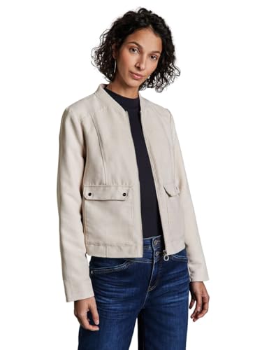 STREET ONE Damen A212532 Cord-Blouson, Smooth Sand Beige, 42 EU von STREET ONE