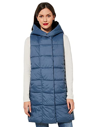 STREET ONE Damen A220137 Steppweste, Stormy Blue, 42 von STREET ONE