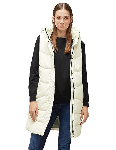 STREET ONE Damen A220198 Steppweste, Snow Cream, 46 von STREET ONE