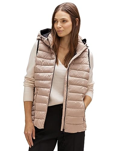 STREET ONE Damen A220200 Steppweste, Light iced Gold, 34 von Street One