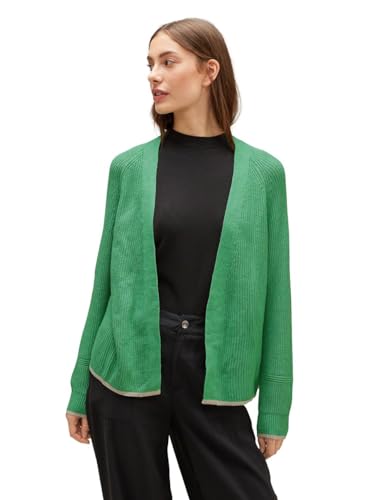 STREET ONE Damen A253669 Cardigan, Fresh Gentle Green Melange, 40 von STREET ONE