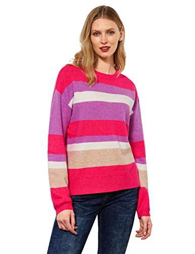 STREET ONE Damen A302047 Strickpullover, Showy Coral, 40 von STREET ONE