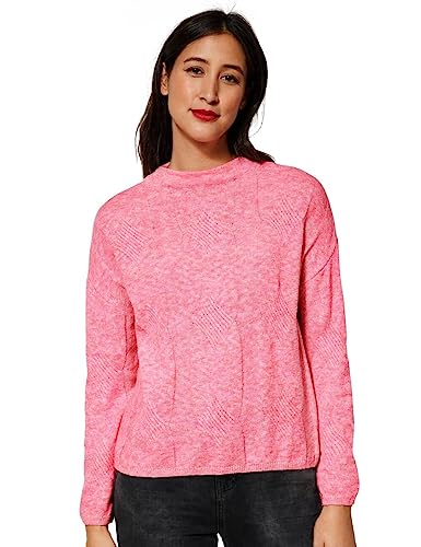 STREET ONE Damen A302182 Strickpullover, Winter Rose Melange, 40 von Street One