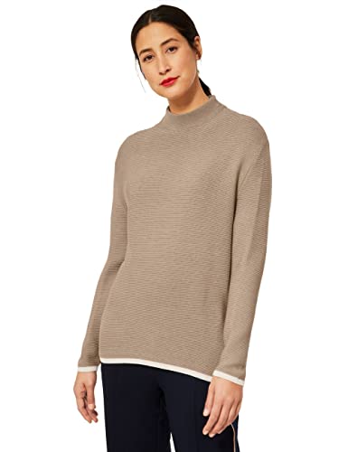 STREET ONE Damen A302212 Strickpullover, Buff Sand, 36 von Street One