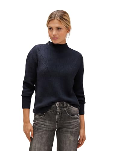 STREET ONE Damen A302380 Strickpullover, deep Blue, 42 von Street One