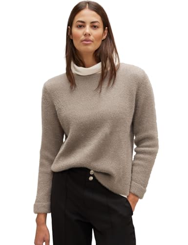 STREET ONE Damen A302413 Strickpullover, Braun, 36 von Street One