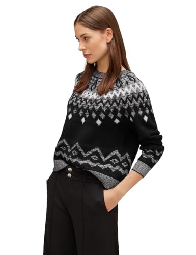 STREET ONE Damen A302426 Strickpullover, Mehrfarbig, 42 von Street One