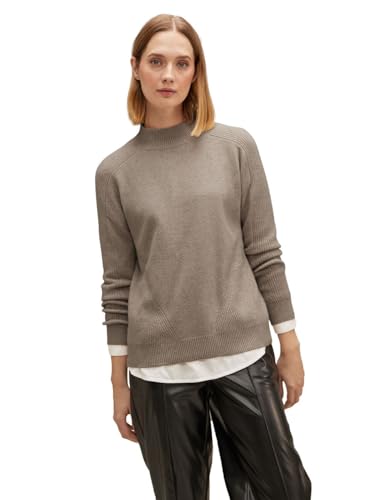 STREET ONE Damen A302427 Strickpullover, Braun, 42 von Street One