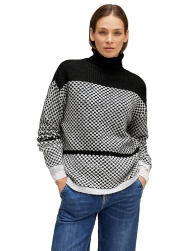 STREET ONE Damen A302428 Rollkragenpullover, Mehrfarbig, 32 von Street One