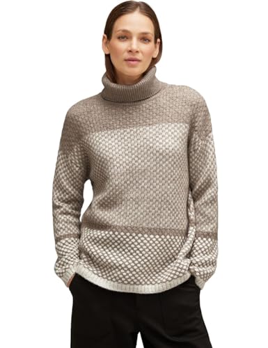 STREET ONE Damen A302428 Rollkragenpullover, Mehrfarbig, 40 von Street One