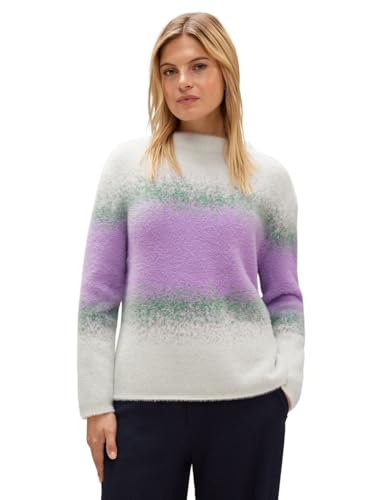 STREET ONE Damen A302479 Strickpullover Bedruckt, Soft Pure Lilac, 40 von Street One